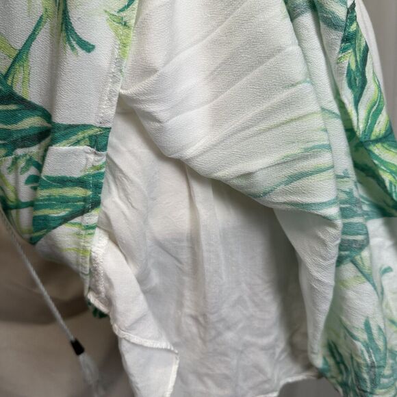 Free People Tropical Oasis Jumper Skirt Tassel Swing Beach Green Size Small Pet. - Picture 8 of 12